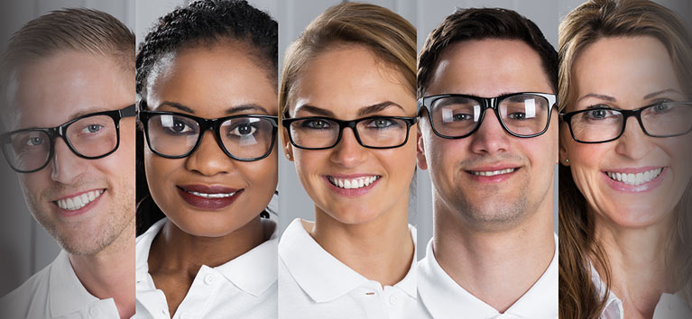 oswal banner eyeglasses colorfull