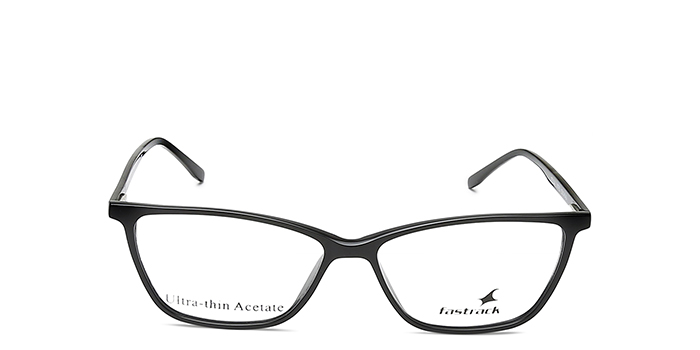 FASTRACK Black Full Frame Cateye Eyeglasses for Women