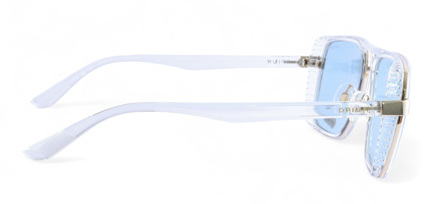  Transparent Full Frame With Green Tinted Ultima  Sunglasses For Men And Women