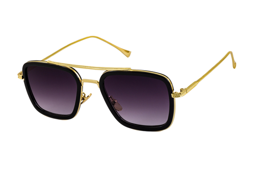 retro square prescription sunglasses